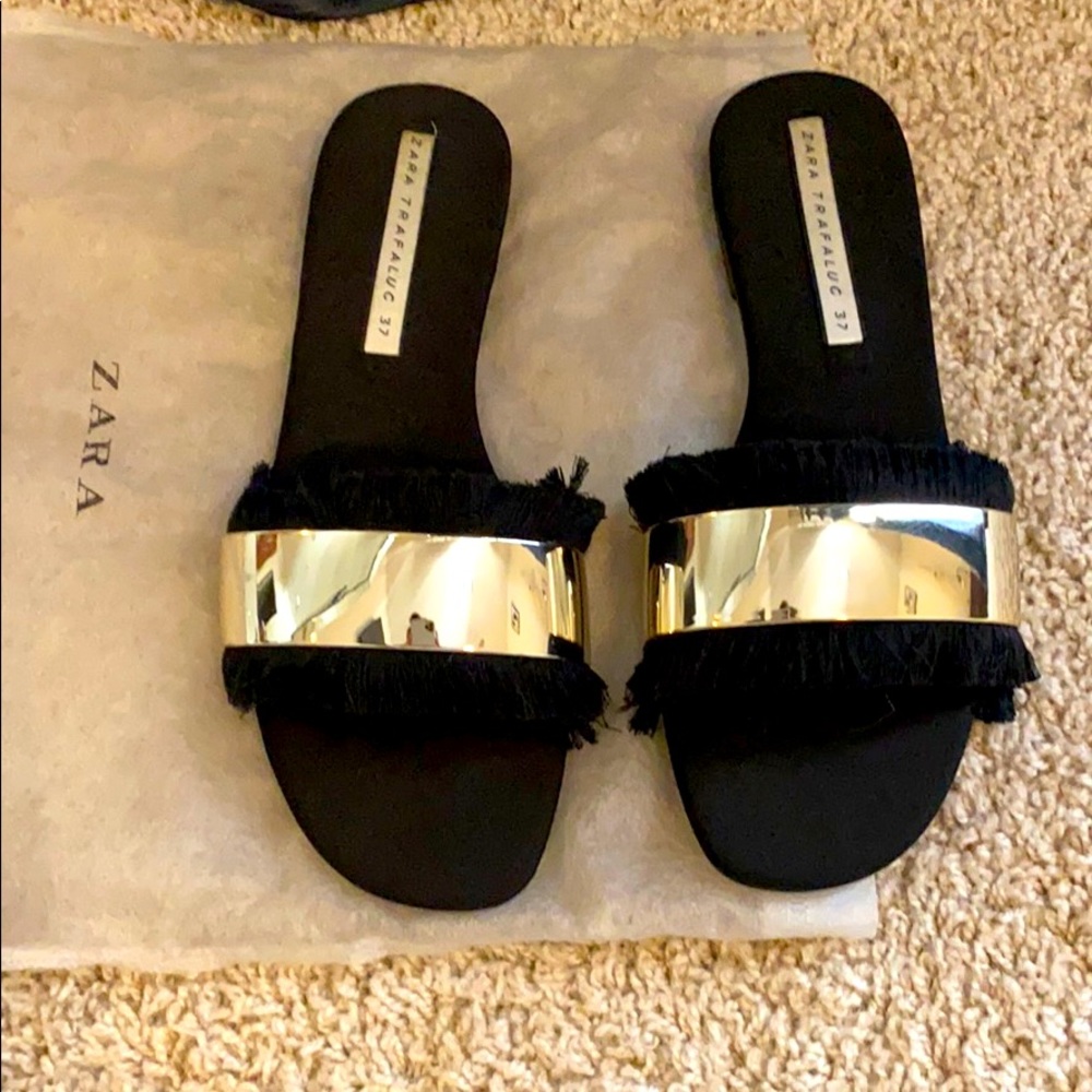 COPY - Zara black slides